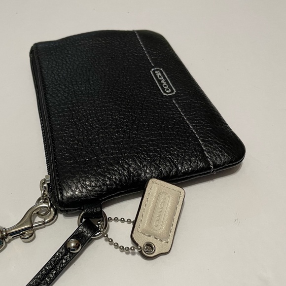 Black Coach Wristlet - Picture 3 of 7